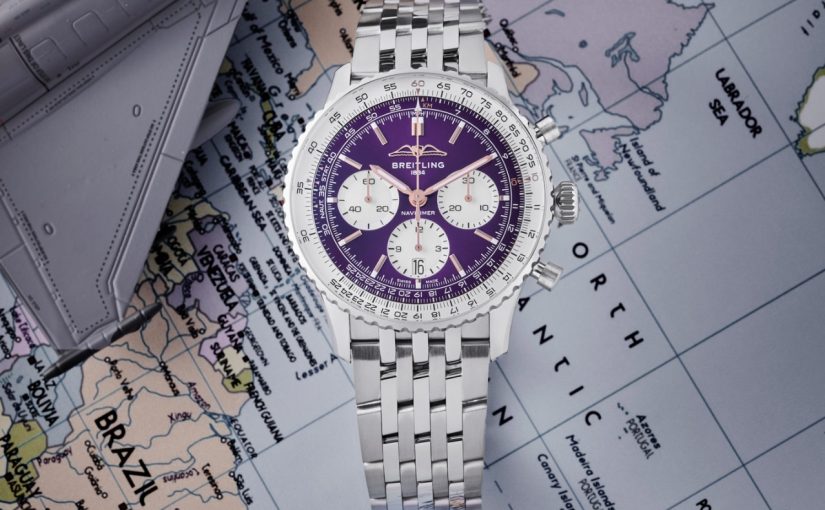Best Replica Breitling Watches UK Introduce Navitimer B01 “Translucid” Purple